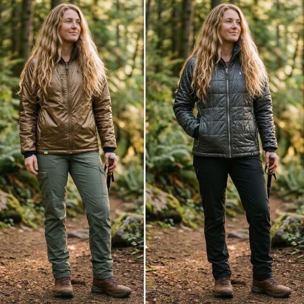 Cotopaxi Kusa Reversible Jacket Women S Slate/Bronze Llama Insulated Hiking Coat